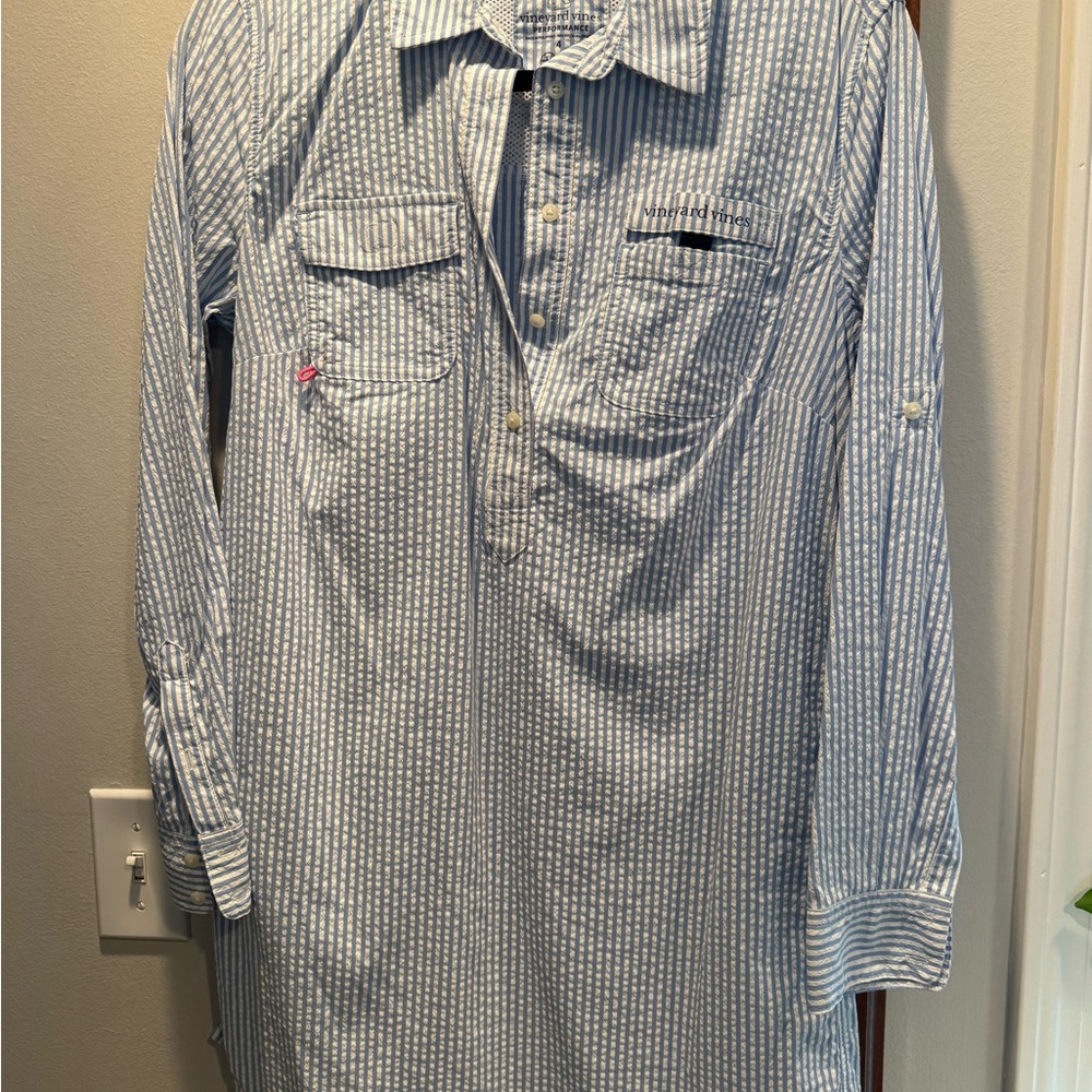Vineyard Vines Seersucker Coverup